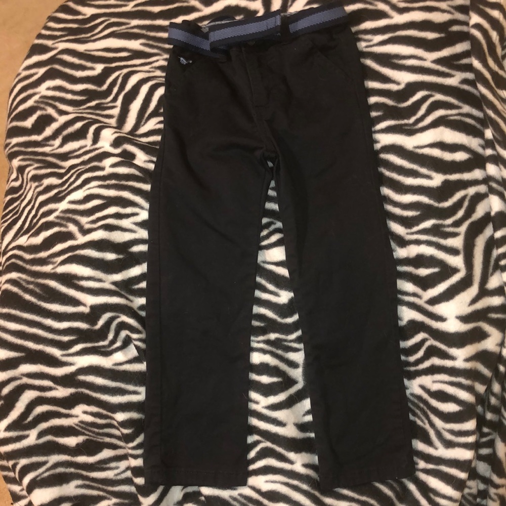 Boys Navy Slacks with embroidered logo